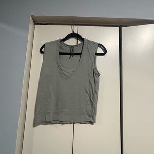 Anthropologie Light Green Gray Tank Top
